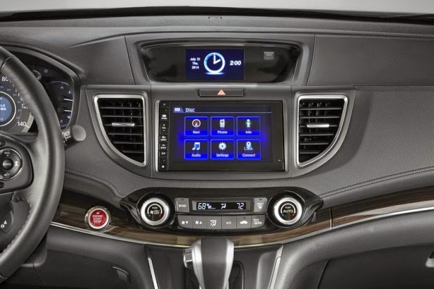 Novo Honda Crv 2015 painel central multimidia