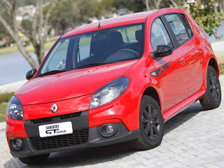 Sandero 2013 2014 vermelho