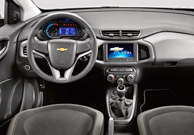 Novo Chevrolet Prisma 2015 interior